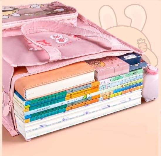 Transparent Tote Bag with Cute Pouch – Waterproof Carry Bag for Travel & Daily Use
