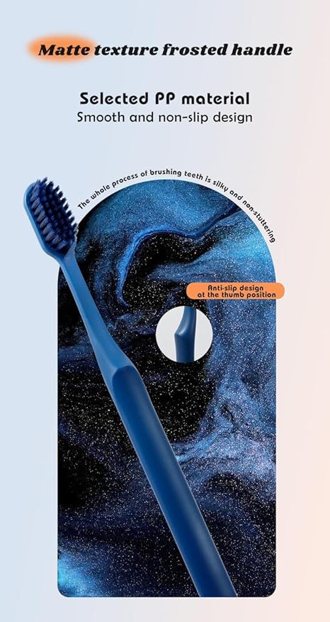 Ultra Soft Toothbrush Set (Pack of 4) – Gentle Cleaning & Modern Matte Finish Design