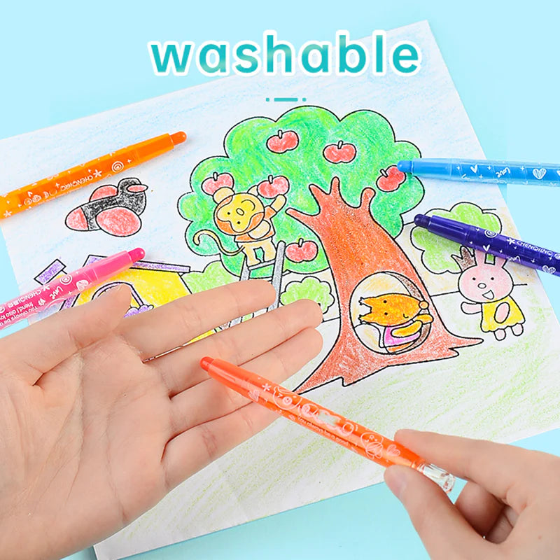 Twist Crayons for Kids -12 Pcs Crayon Set, Coloring Kit for Kids, Crayon for Drawing & Painting for Kid