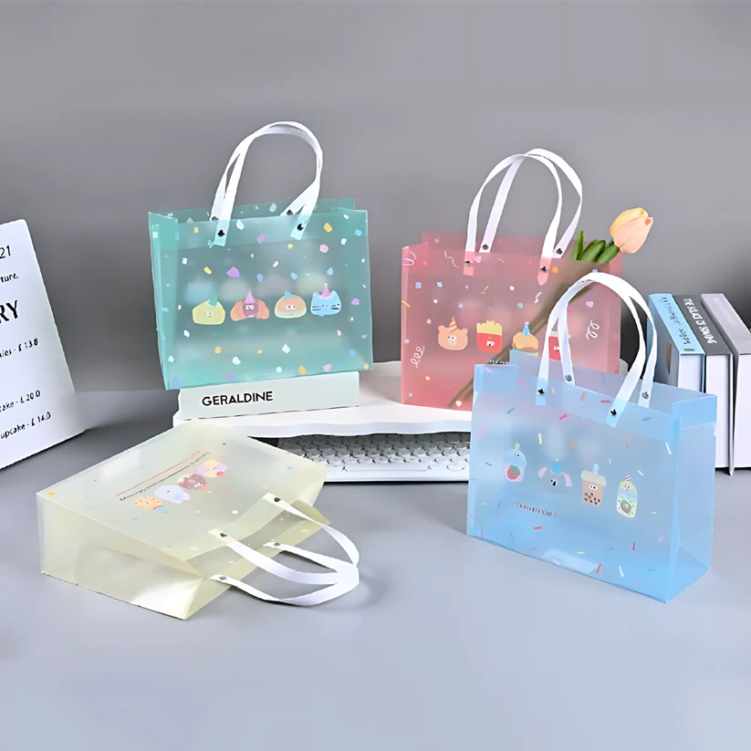 Cute Pastel Gift Bags with Handles – Reusable Party Favor Bags for Return Gifts & Packaging
