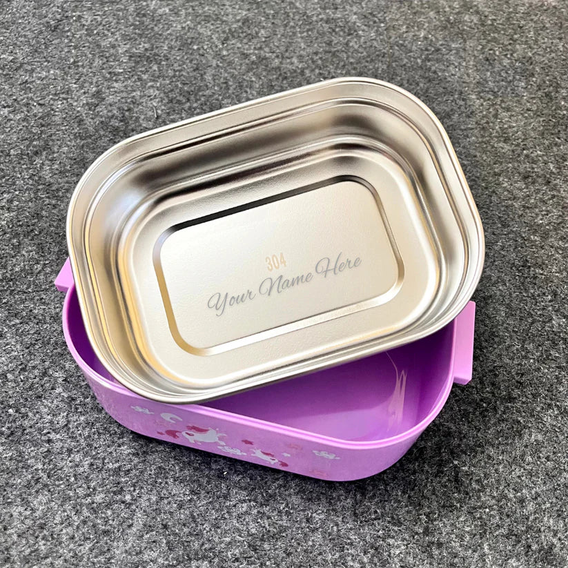 Leakproof Kids Lunch Box – Stainless Steel Bento Lunch Box with Compartments (6+ Years)