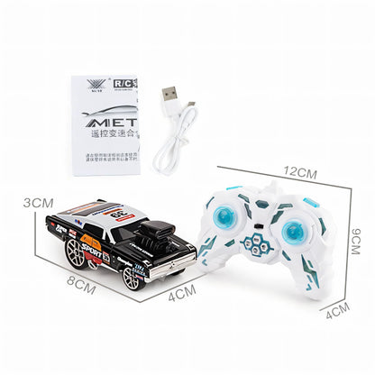 Remote Control Drift Racing Car Set | High-Speed RC Cars with LED Lights, Music & Controller