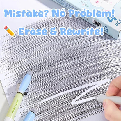 Planet Spin Erasable Gel Pen Pack of 4