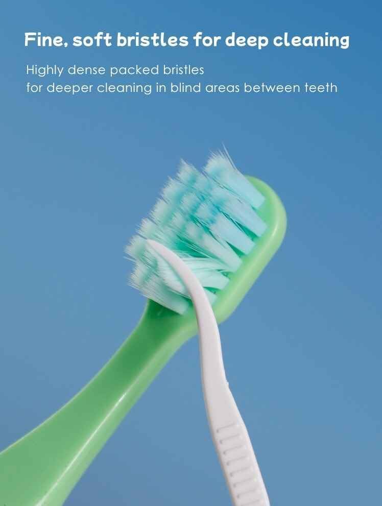 Kids (3-6 Years) Soft Bristle Toothbrush Set (Pack of 3) – Gentle Cleaning & Easy Grip
