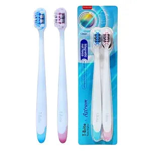 Adult Soft Bristle Toothbrush Set (Pack of 2) – Deep Cleaning & Gentle Gum Care