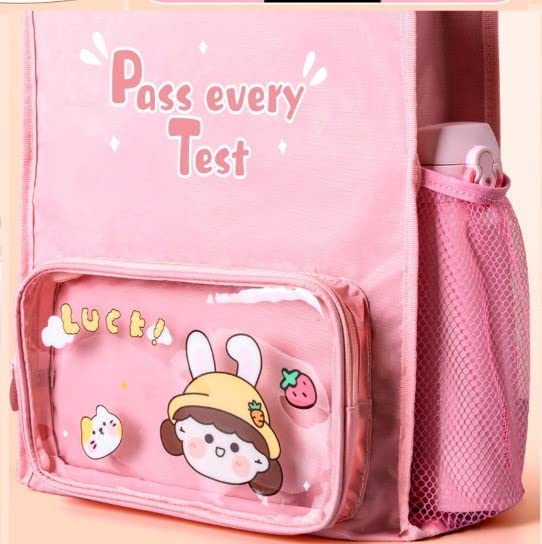 Transparent Tote Bag with Cute Pouch – Waterproof Carry Bag for Travel & Daily Use