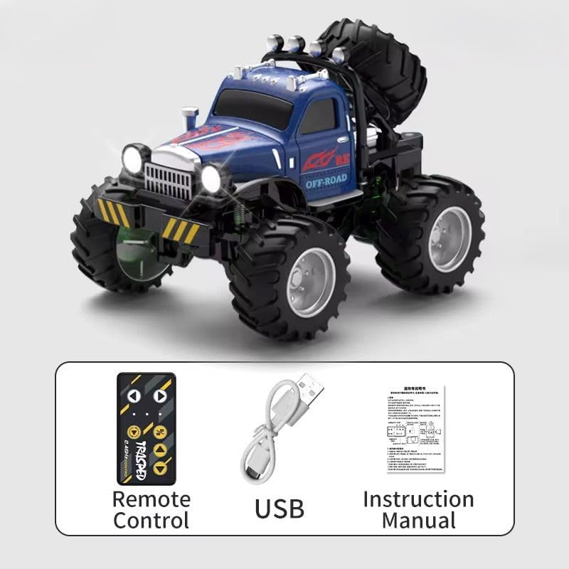 4x4 Off-Road RC Monster Truck – High Speed Remote Control Climbing Car (Multi-Color)