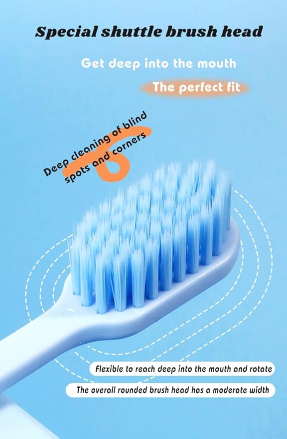 Ultra Soft Toothbrush Set (Pack of 4) – Gentle Cleaning & Modern Matte Finish Design