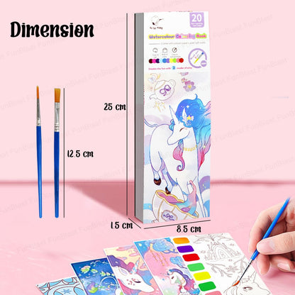 Watercolor Coloring Book for Kids | Magic Paint with Water Book