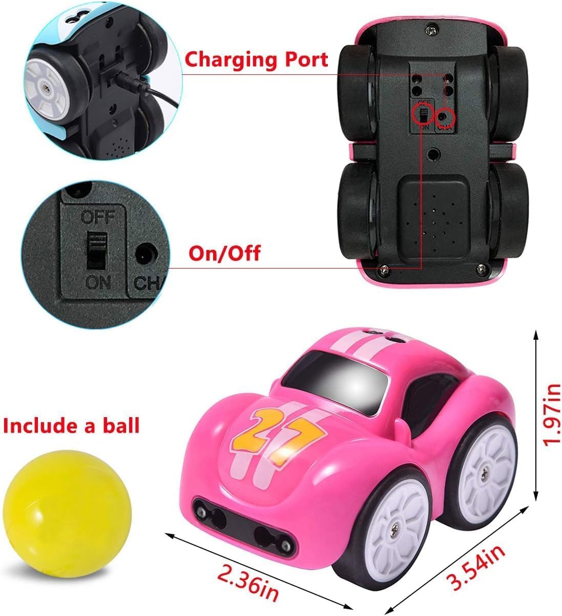 Magic Induction Toy Car with Sensor Pen – 2.4GHz Smart Line Following RC Car