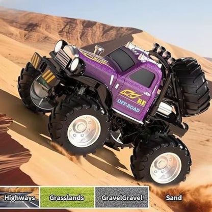 4x4 Off-Road RC Monster Truck – High Speed Remote Control Climbing Car (Multi-Color)
