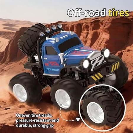 4x4 Off-Road RC Monster Truck – High Speed Remote Control Climbing Car (Multi-Color)