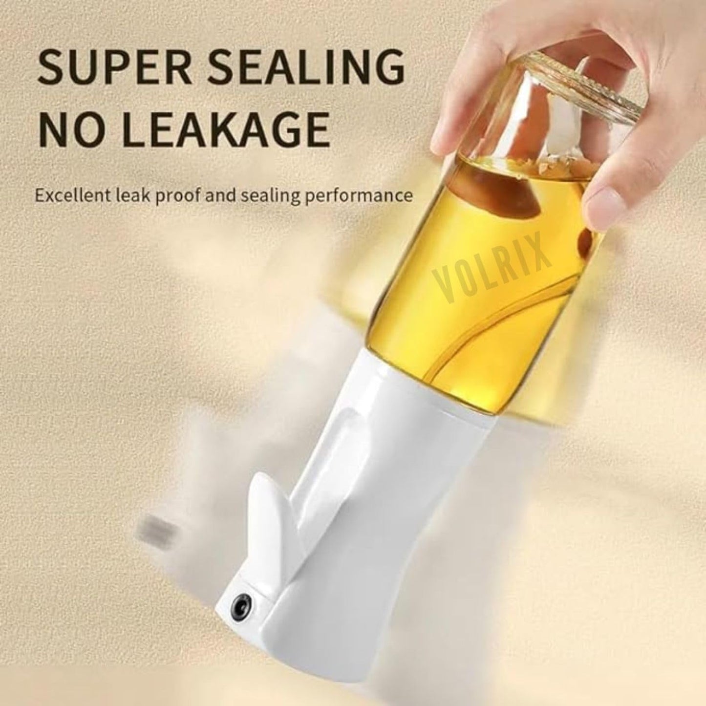 Oil Spray Bottle for Cooking – Refillable Olive Oil Dispenser with Fine Mist Sprayer