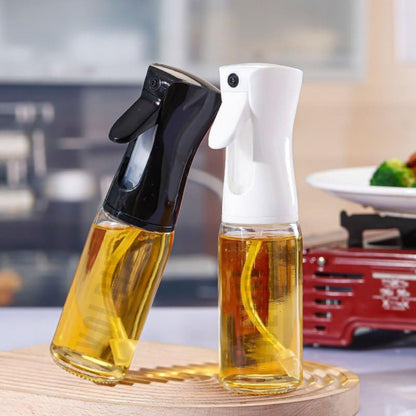 Oil Spray Bottle for Cooking – Refillable Olive Oil Dispenser with Fine Mist Sprayer