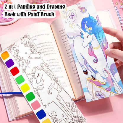 Watercolor Coloring Book for Kids | Magic Paint with Water Book