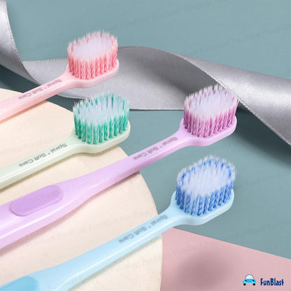 Adults Ultra Soft Spiral Bristle Toothbrush Set (Pack of 5) – Deep Cleaning & Sensitive Gum Care