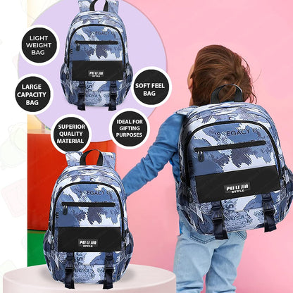 Stylish Camouflage Backpack – Multi-Compartment School & Travel Bag for Boys & Girls