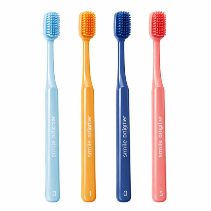 Ultra Soft Premium Toothbrush Set (Pack of 8) – Gentle Fine Bristles Multi-Color Family Pack