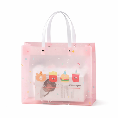Cute Pastel Gift Bags with Handles – Reusable Party Favor Bags for Return Gifts & Packaging