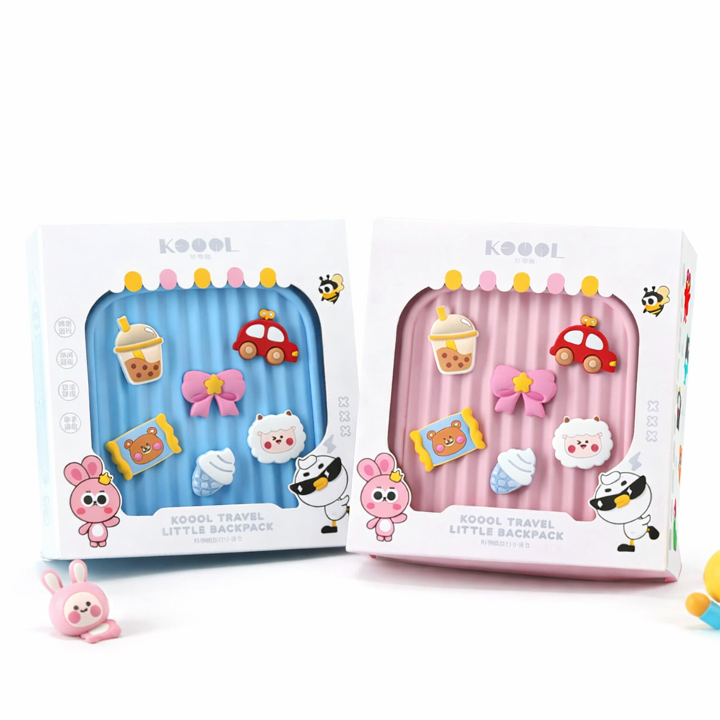 Cute Silicone Kids Mini Backpack – Waterproof Cartoon Travel Bag with Adjustable Straps