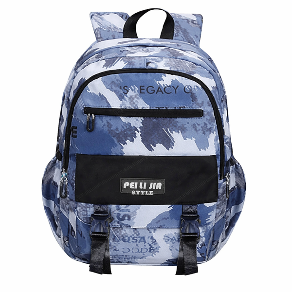 Stylish Camouflage Backpack – Multi-Compartment School & Travel Bag for Boys & Girls