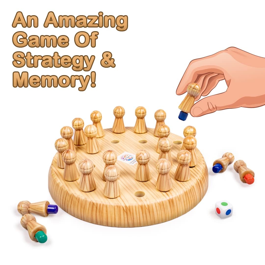 Ratna's Colour Trap Strategy & Memory Game for Kids, Memory Chess Game, Board Games Toys for Boys and Girls Age 3+