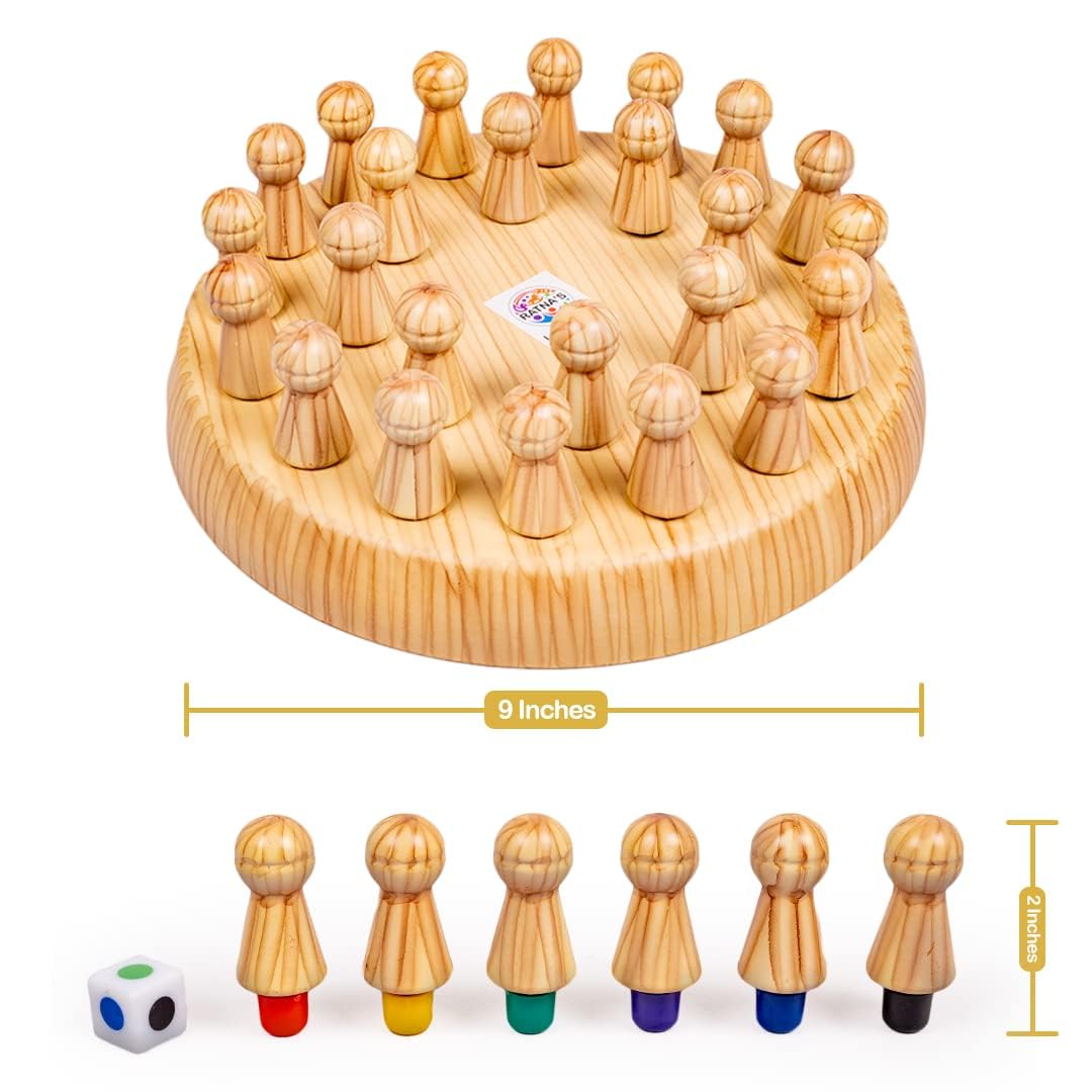 Ratna's Colour Trap Strategy & Memory Game for Kids, Memory Chess Game, Board Games Toys for Boys and Girls Age 3+