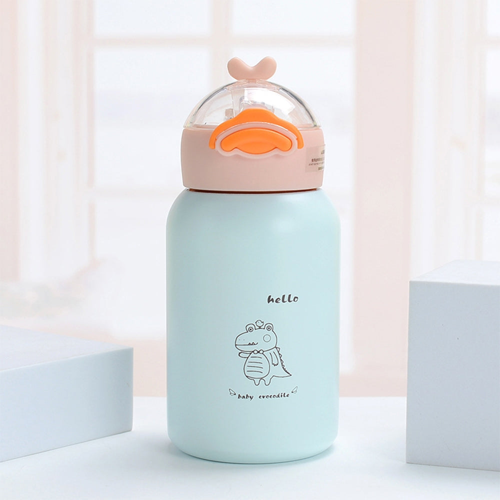 Stainless Steel Kids Water Bottle with Sipper -(420 ML) 3+ Years