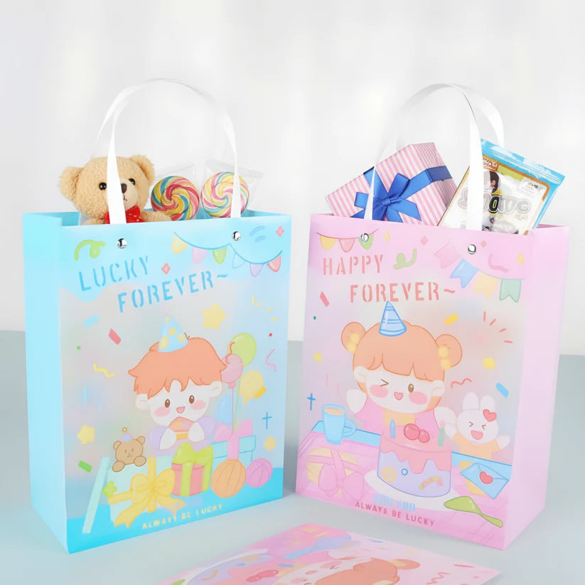 Cute Cartoon Birthday Gift Bags with Handles – Premium Party Favor Bags for Kids & Return Gifts