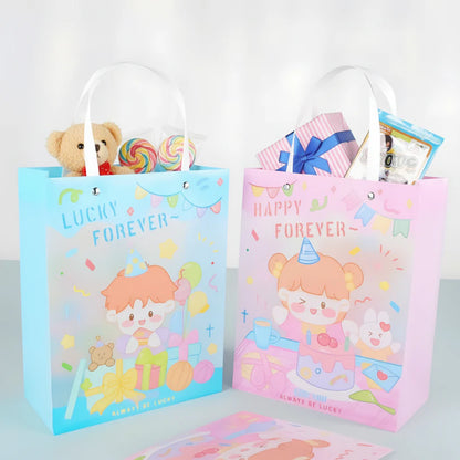 Cute Cartoon Birthday Gift Bags with Handles – Premium Party Favor Bags for Kids & Return Gifts