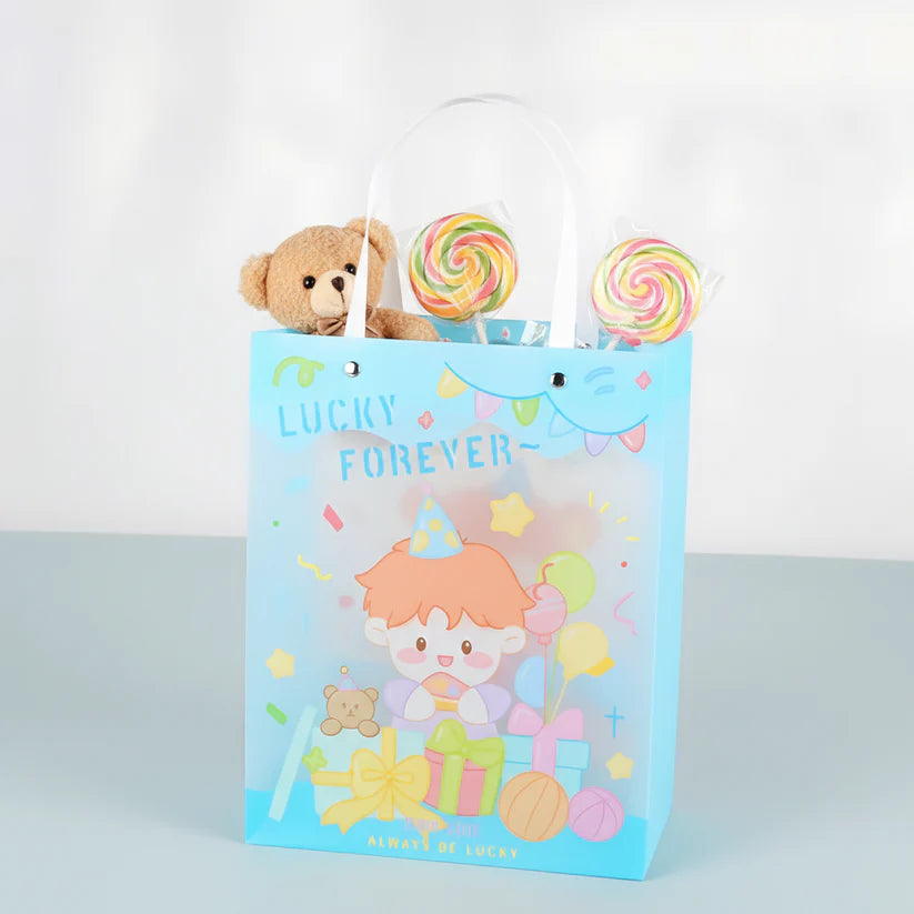 Cute Cartoon Birthday Gift Bags with Handles – Premium Party Favor Bags for Kids & Return Gifts