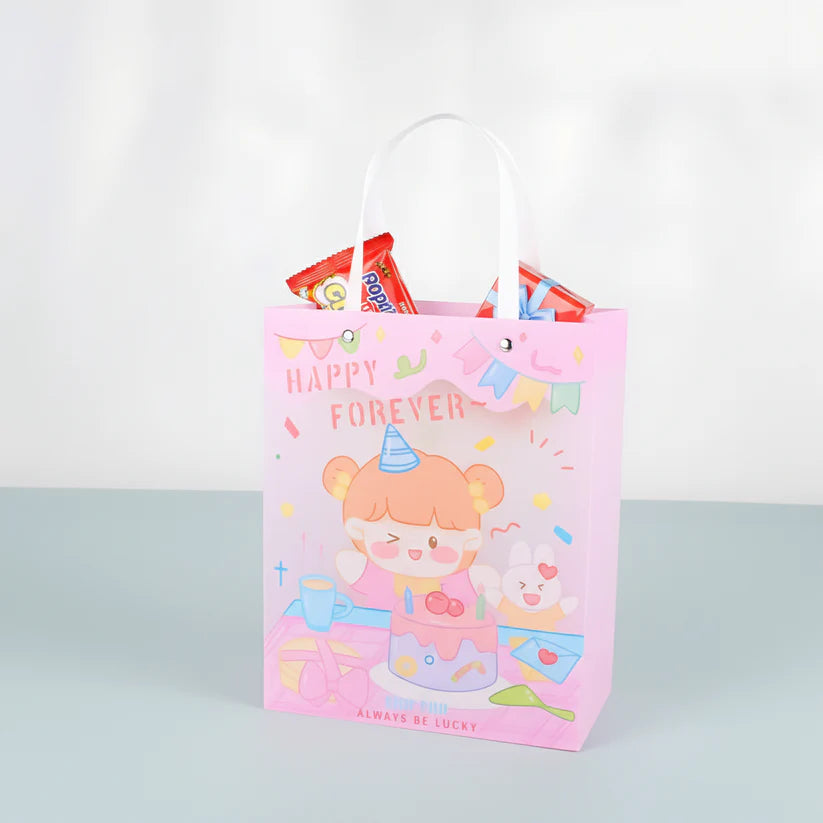 Cute Cartoon Birthday Gift Bags with Handles – Premium Party Favor Bags for Kids & Return Gifts