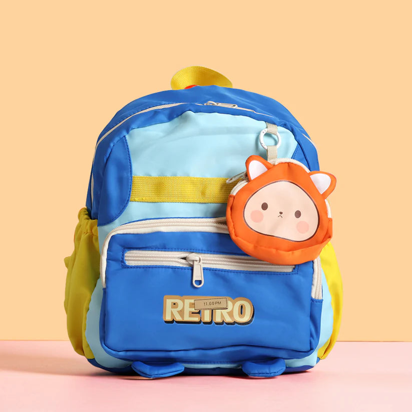 Cute Kids School Backpack with Mini Pouch (3-6 Years)– Cartoon Travel Bag for Boys & Girls