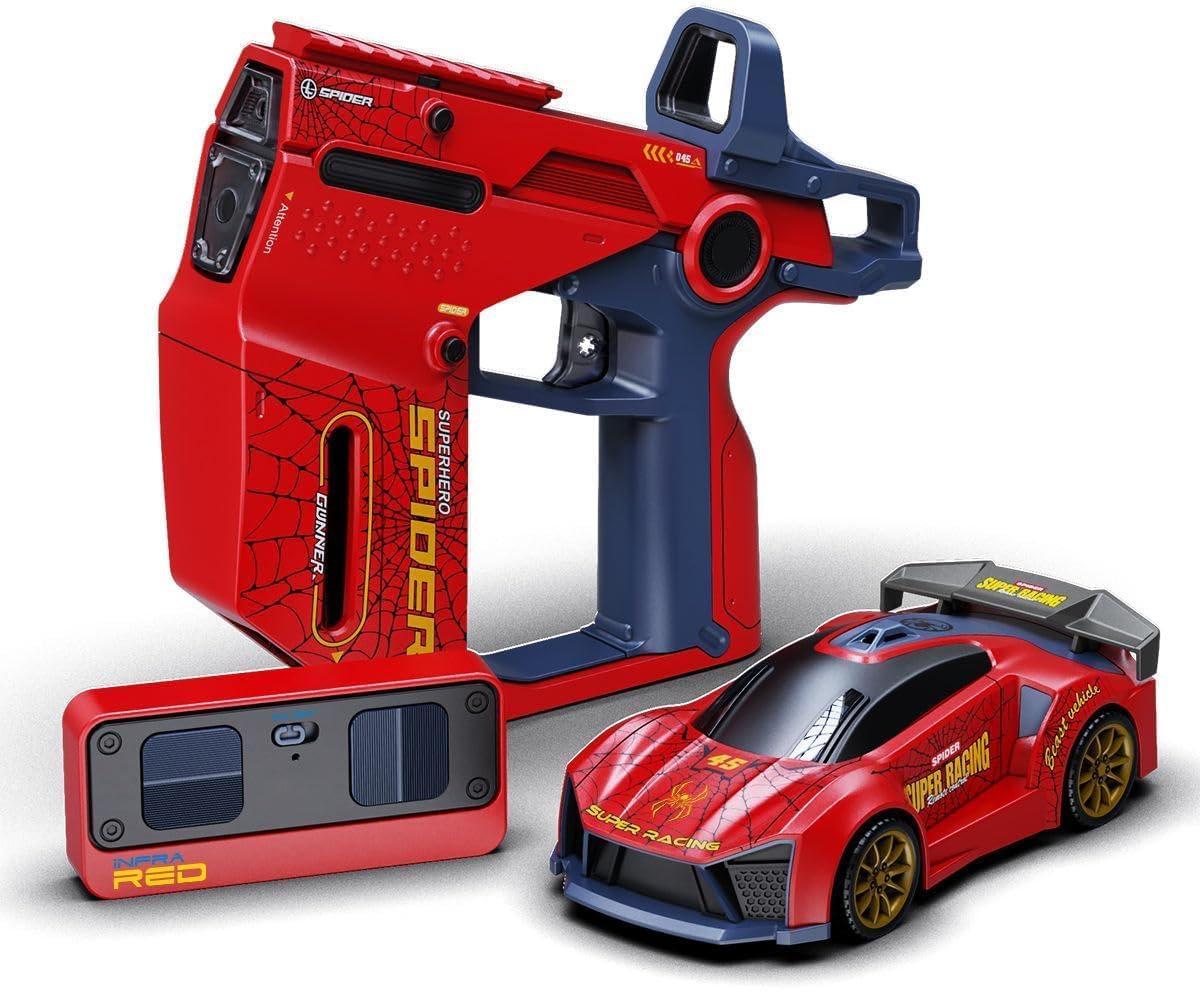 3-in-1 Electric RC Bumper Car Boy Parent-Child Interactive Games Infrared Shoot Gun Battle Sets Toy Cars