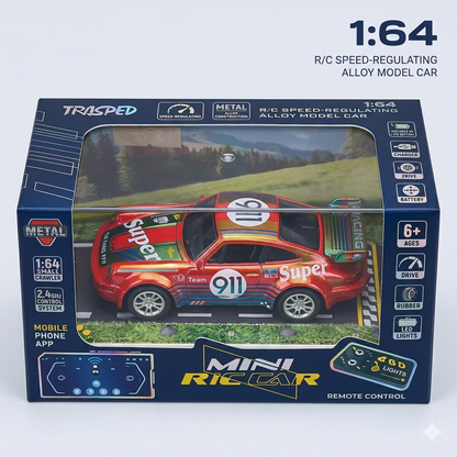 Mini R/C Alloy Car 🚗 | Type-C Charging | App + Remote Control