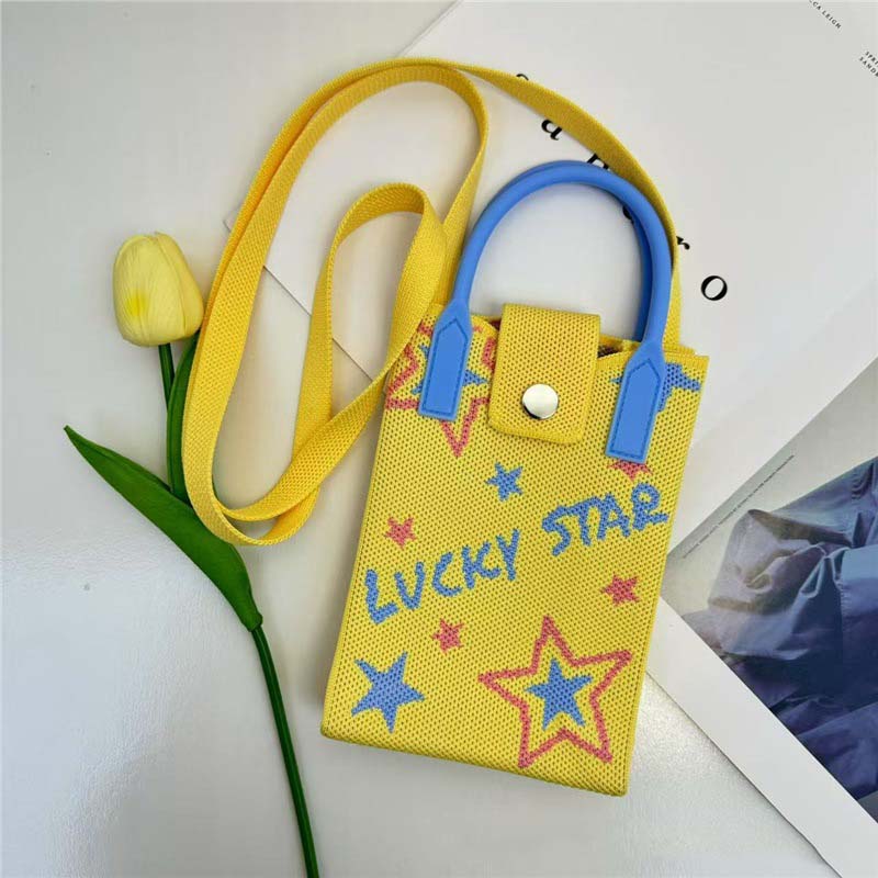 Mini Knitted Crossbody Bag – Cute Phone Sling Bag for Women & Girls
