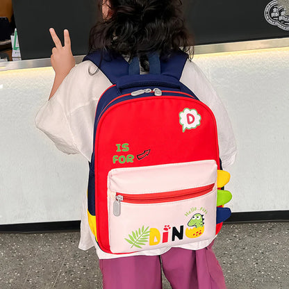 Kids Cute Dino Backpack (3-6 Years) – Lightweight School Bag for Boys & Girls