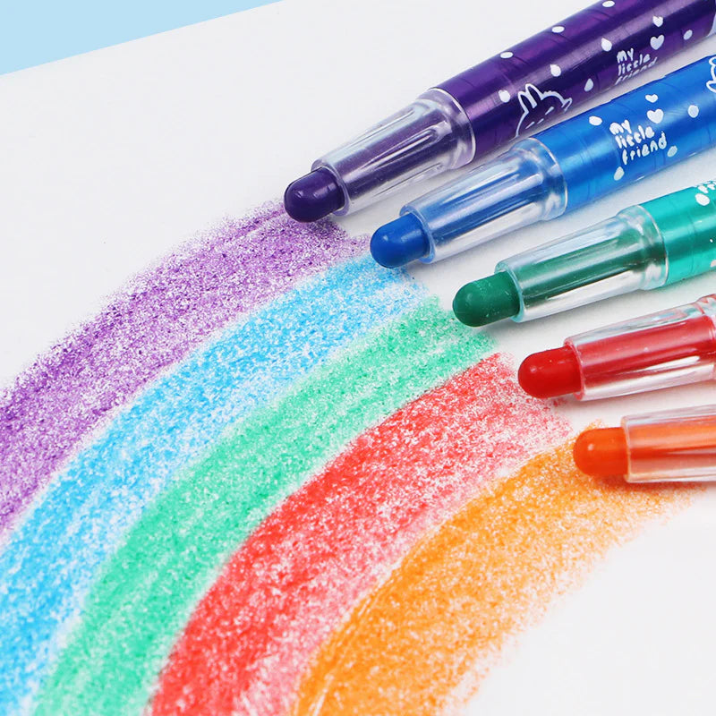 Twist Crayons for Kids -12 Pcs Crayon Set, Coloring Kit for Kids, Crayon for Drawing & Painting for Kid
