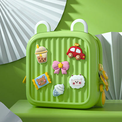 Cute Silicone Kids Mini Backpack – Waterproof Cartoon Travel Bag with Adjustable Straps