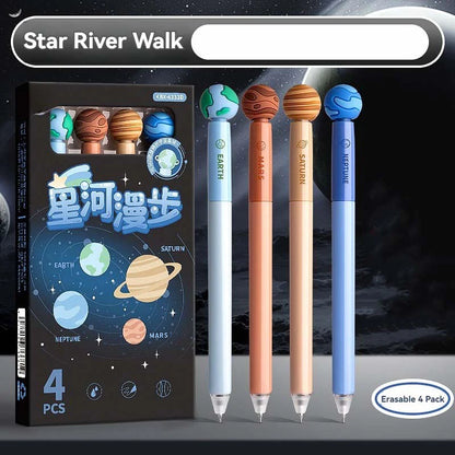 Planet Spin Erasable Gel Pen Pack of 4