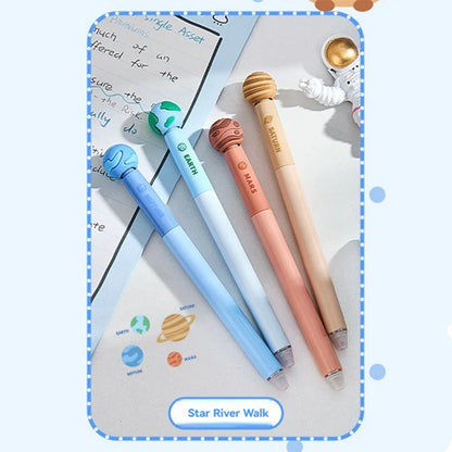 Planet Spin Erasable Gel Pen Pack of 4