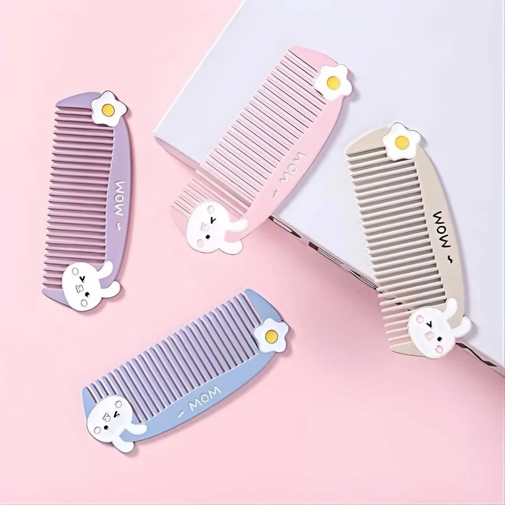Cartoon Silicone Sling Bags for Girls With Adjustable Strap along with Mirror, comb and key ring