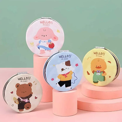 Cartoon Silicone Sling Bags for Girls With Adjustable Strap along with Mirror, comb and key ring