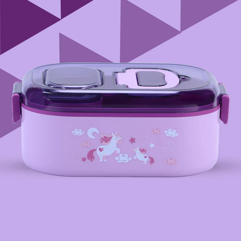 Leakproof Kids Lunch Box – Stainless Steel Bento Lunch Box with Compartments (6+ Years)