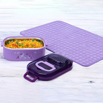 Leakproof Kids Lunch Box – Stainless Steel Bento Lunch Box with Compartments (6+ Years)