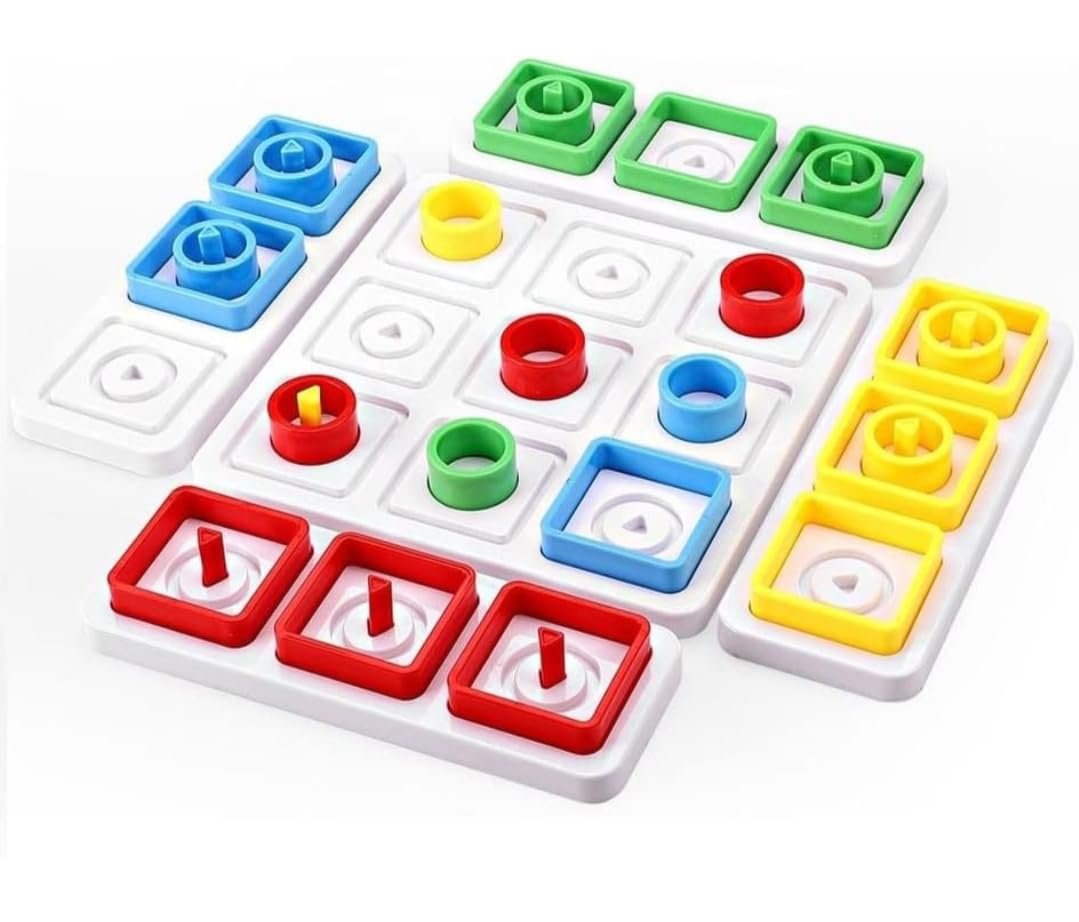 Trio-Me 3D is A New Strategy Board Game That Challenges to Strategically Pace Big Plastic Rings